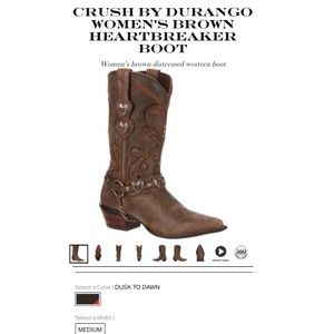 Crush by Durango heartbreaker boots